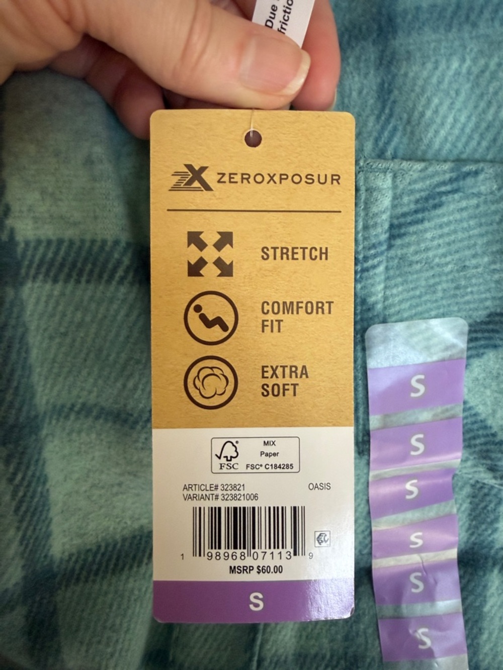 Ladies ZeroXposur Cozy Knit Fleece Shirt - Picture 12 of 14